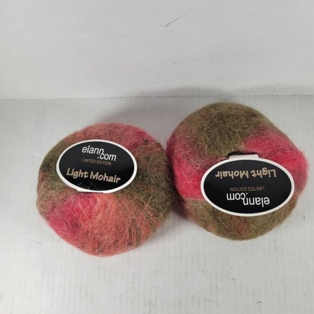 Elann.com Limited Edition Light Mohair Discontinued DK Weight Yarn Color 204